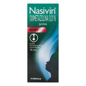 Nasivin Baby oximetazolina 0.01% gotas nasales 15 ml — Procter & Gamble
