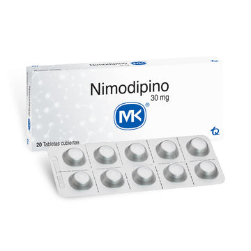 Nimodipino nimodipina 30mg 20 tabletas — Tecnoquímicas