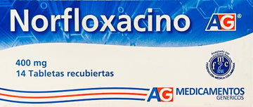 Norfloxacina 400 mg 14 Tabletas — Lafrancol