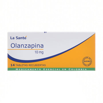 Olanzapina 10 mg 14 Tabletas