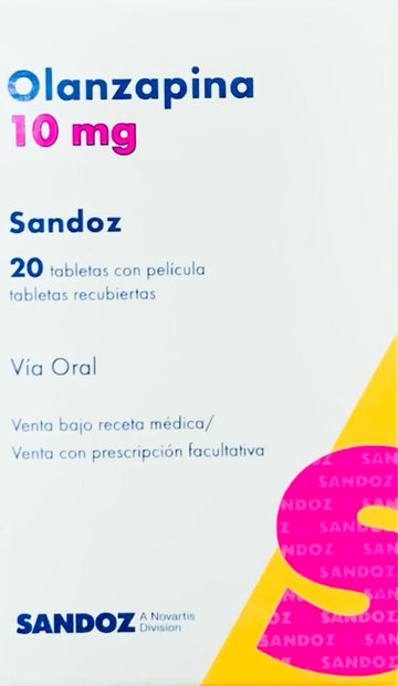Olanzapina 10 mg 20 Tabletas — Pharmalab
