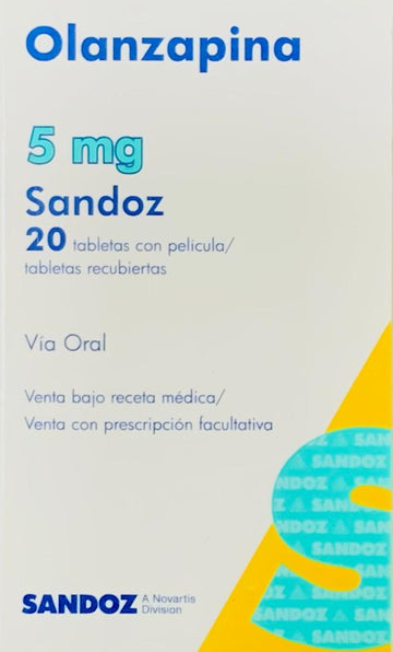 Olanzapina 5 mg 20 Tabletas — Pharmalab