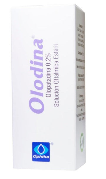 Olodina 0.2% solución oftálmica 5 ml — Especialidades Oftalmológicas
