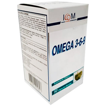 Omega 3 6 9 1000 mg 50 Cápsulas — Icom