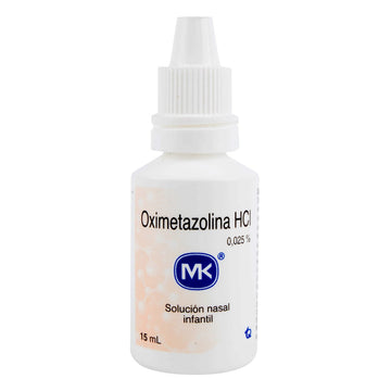 Oximetazolina Pediátrico 0.025% spray nasal 15 ml — Tecnoquímicas