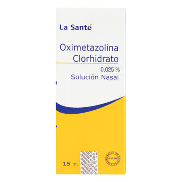 Oximetazolina HCl 0.025% Pediatrico Spray Nasal 15ml — La Santé