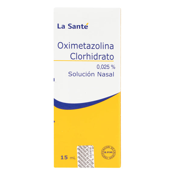 Oximetazolina HCl 0.025% Pediatrico Spray Nasal 15ml — La Santé