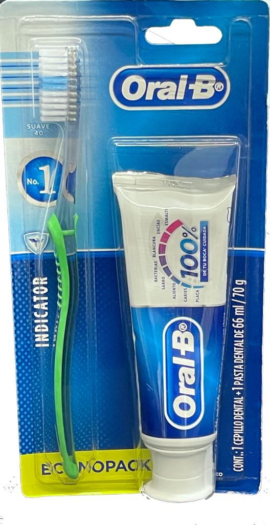 Pack Oral-B Cepillo + Crema 100% 66 ml — Procter & Gamble