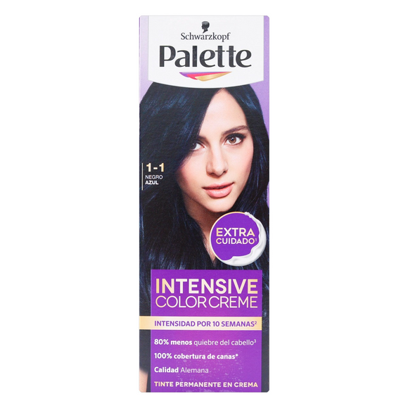 Palette Tinte Capilar 1-1 Negro Azulado con Oxigenante — Henkel