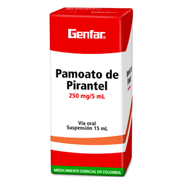 Pamoato Pirantel Suspensión 15mL — Genfar