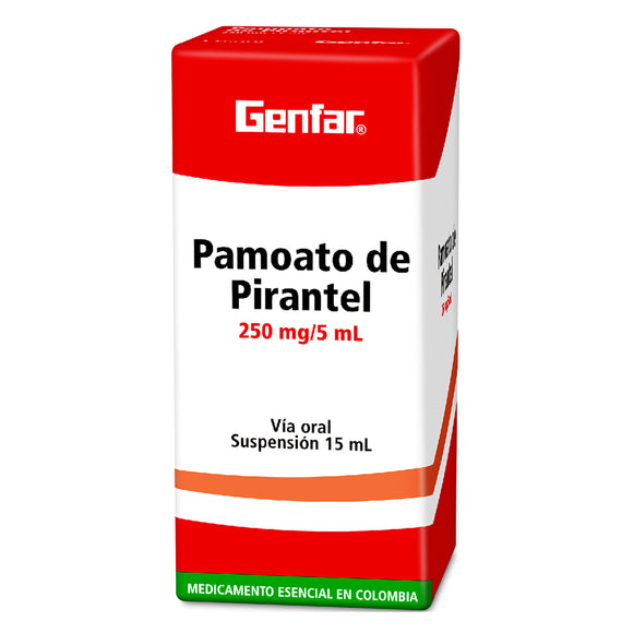 Pamoato Pirantel Suspensión 15mL — Genfar