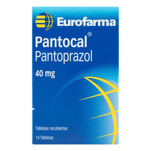 Pantocal 40mg (pantoprazol) 14 tabletas — Eurofarma