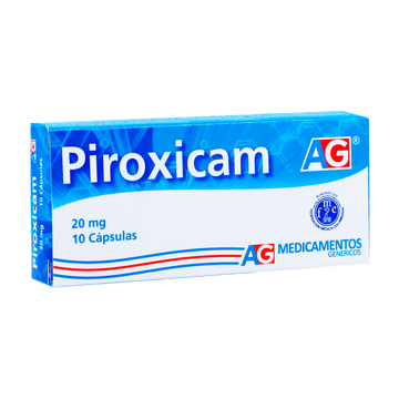 Piroxicam 20mg 10 Cápsulas — Lafrancol