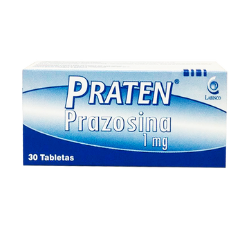 Praten 1mg (Prazosina) 30 Tabletas — Labinco