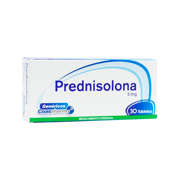 Prednisolona 5mg 30 Tabletas — Coaspharma