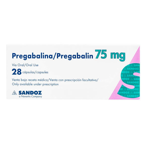 Pregabalina 75 mg 28 Cápsulas — Pharmalab