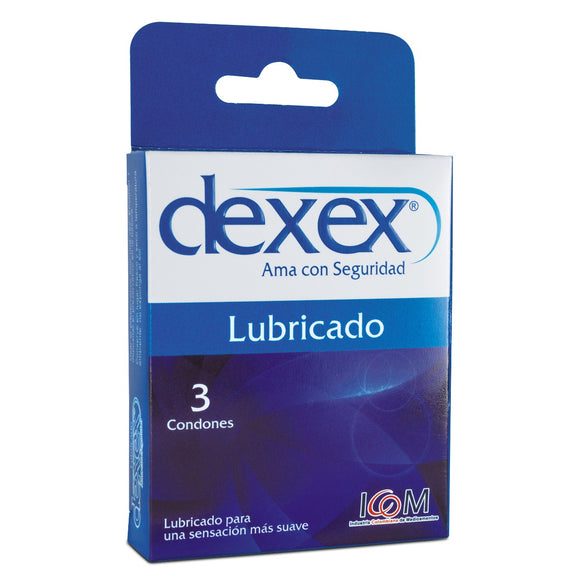 Preservativo Dexex Lubricado 3 Unidades — Icom