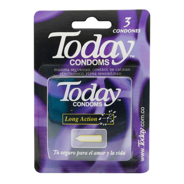 Preservativo Today Long Action 3 Unidades — Haleon