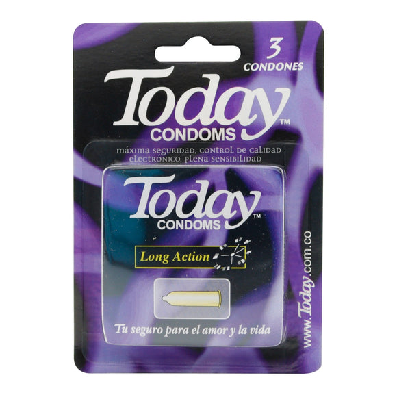 Preservativo Today Long Action 3 Unidades — Haleon