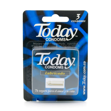 Preservativo Today Lubricado 3 Unidades — Haleon