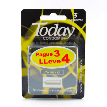 Preservativo Today Punto g Pague 3 Lleve 4 Unidades — Haleon