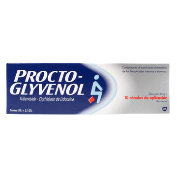 Procto Glyvenol Crema 30 g - 10 cánulas de aplicación — Haleon
