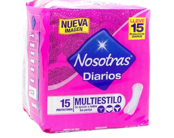 Protectores Nosotras Diarios Multiestilo 15 Unidades — Familia