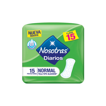 Protectores Nosotras Normal 15 Unidades — Familia