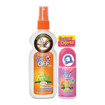 Repelente Stay Off Spray Adultos 120 ml + Rollon Ninos 40 ml — S.C. Johnson & Son