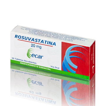 Rosuvastatina 20mg 30 Tabletas — Ecar
