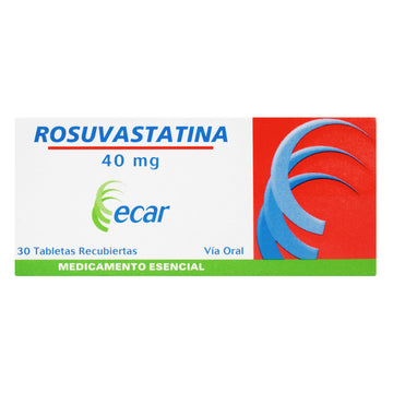 Rosuvastatina 40mg 30 Tabletas — Ecar