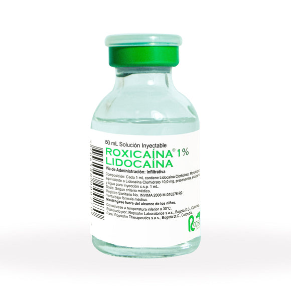 Roxicaína 1% Simple 50 ml — Ropsohn Therapeutics