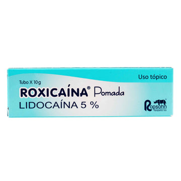 Roxicaína Pomada lidocaína 5% 10 g — Ropsohn Therapeutics