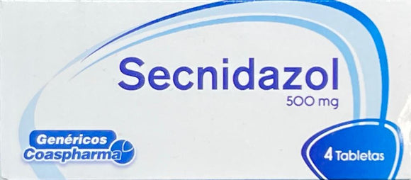 Secnidazol 500mg 4 Tabletas — Coaspharma