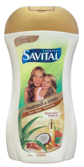 Shampoo Savital Multioleos 550 ml — Unilever