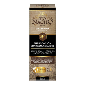 Shampoo Tio Nacho Purificante Celulas Madres 415 ml — Genomma Lab