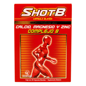 Shot B 30 cápsulas — Genomma Lab