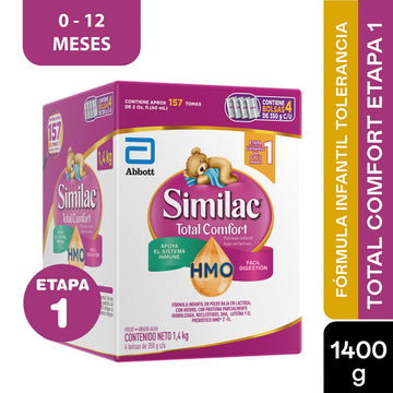 Similac 1 Total Comfort HMO 1400 gr — Abbott Nutrición