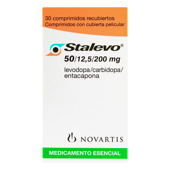 Stalevo levodopa carbidopa entacapona 50/12.5/200 mg 30 tabletas — Pharmalab