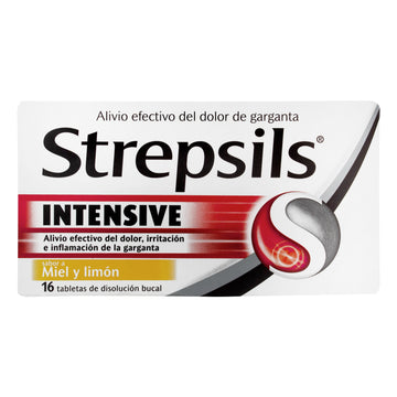 Strepsils Intensive flurbiprofeno 8.75mg 16 tabletas miel limón — RB Health