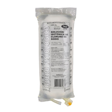 Suero Fisiologico Quibi Bolsa 1000 ml — Baxter