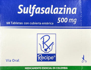 Sulfasalazina 500mg 10 Tabletas — Bussié