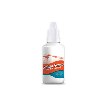 Sulfato ferroso 125 mg/ml gotas hierro solución oral — Laproff