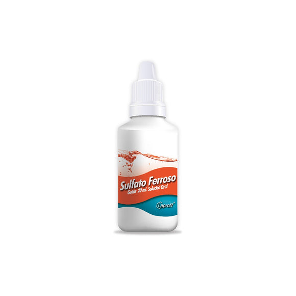 Sulfato ferroso 125 mg/ml gotas hierro solución oral — Laproff