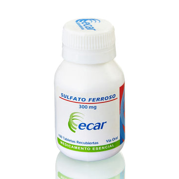 Sulfato ferroso 300mg sulfato ferroso 100 tabletas — Ecar