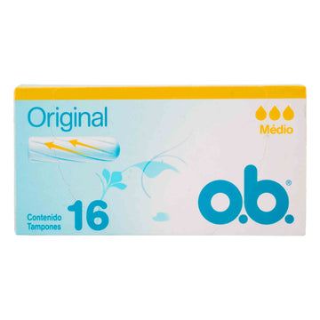 Tampón Ob Original Siempre Libre Medio 16 Unidades — Johnson & Johnson