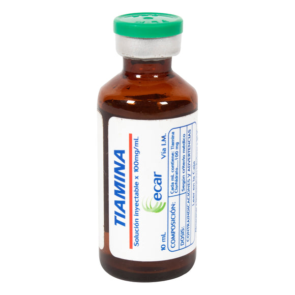 Tiamina Vitamina B1 1 g/10 ml ampolla inyectable — Ecar