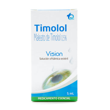 Timolol maleato 0.5% gotas oftálmicas 5 ml — Tecnoquímicas MK