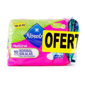 Toalla Nosotras Normal Natural 10 Unidades — Familia