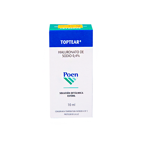 Toptear 0.4% Gotas Oftálmicas 10 ml — Megalabs